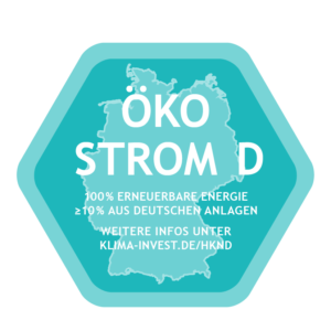 Siegel Ökostrom D