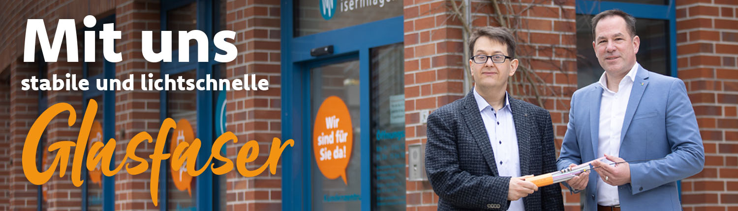 Glasfaser mit uns Glasfaser mit uns