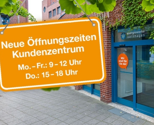 Neue Öffnungszeiten ab Juni 2024